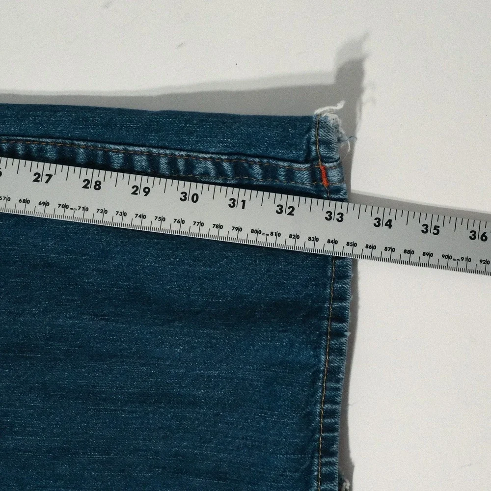 True Religion Mens Jeans  Blue Bootcut Size 36 RN#112790
